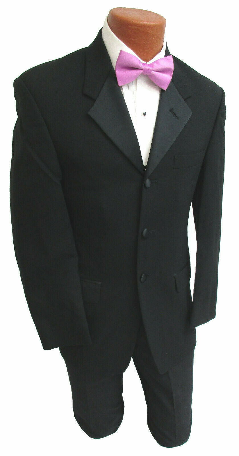 Men's Black Kenneth Cole Tuxedo Jacket Wedding Prom Mason Cruise Discount Sale