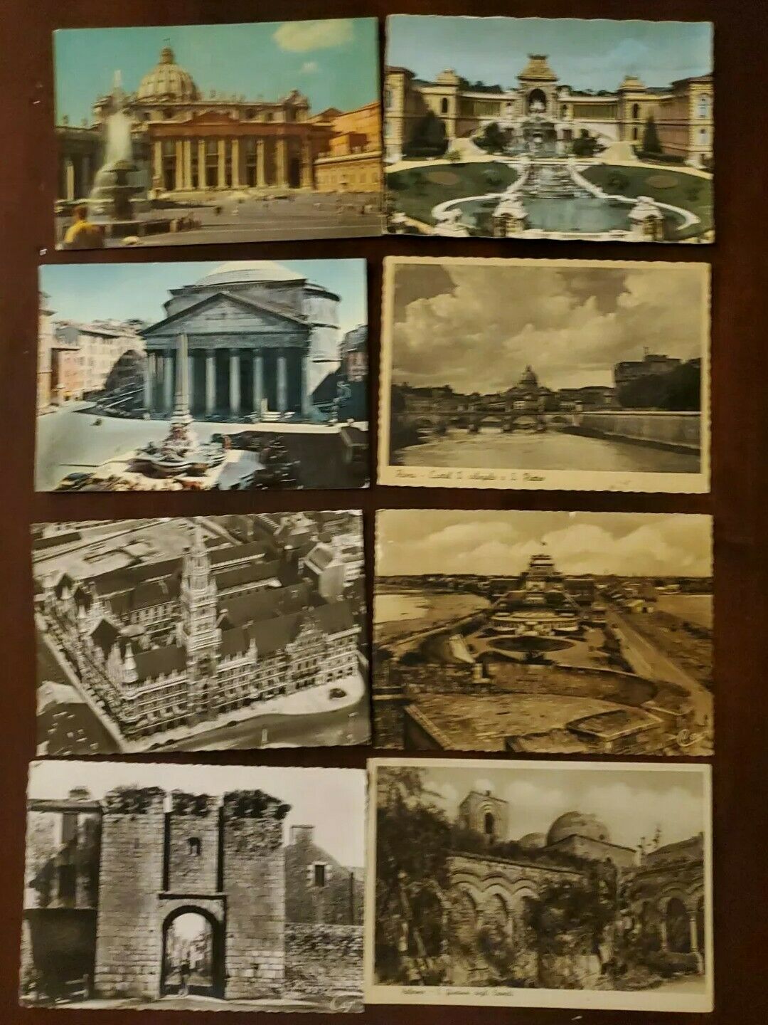 Misc European Postcard Vintage Postcard lot of 8 Inc Italy France Etc