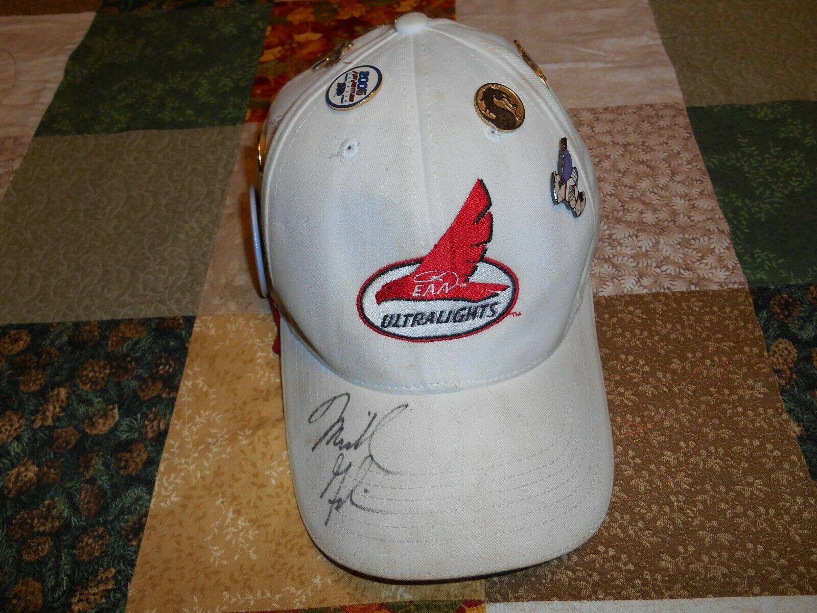 EAA AirVenture Autographed Hat and Pins