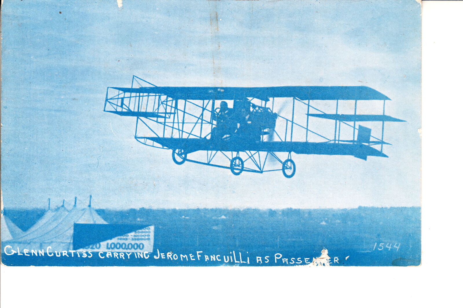 1910 Los Angeles International Air Meet  Glenn Curtiss & Jerome Fancuilli