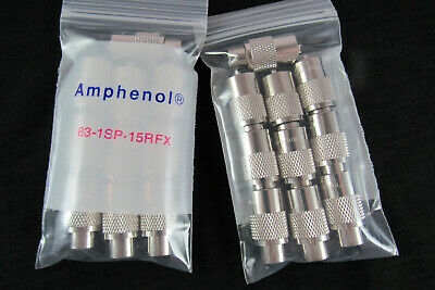 10 Amphenol PL-259 Type UHF Connectors RG-8,RG-213, 9913, LMR-400 more
