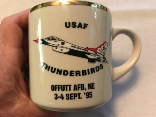 USAF Thunderbirds OFFUTT AFB, NE, 1995 Vintage Mug