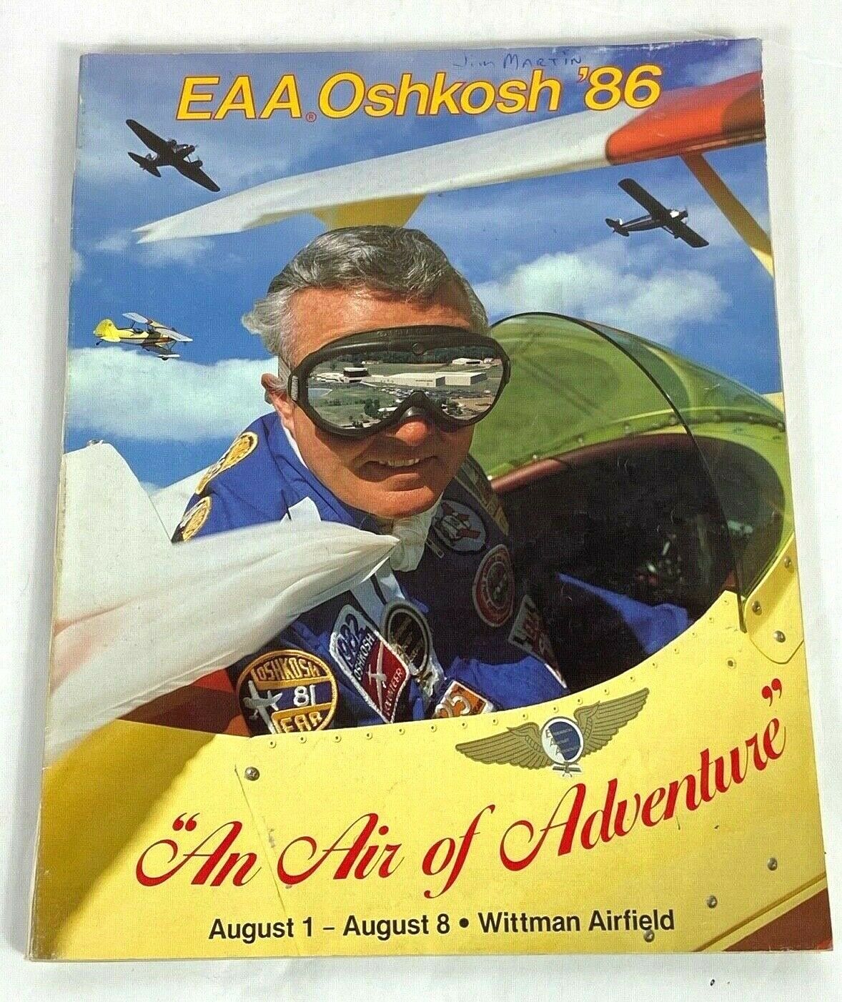 1986 Oshkosh Airshow Program Magazine