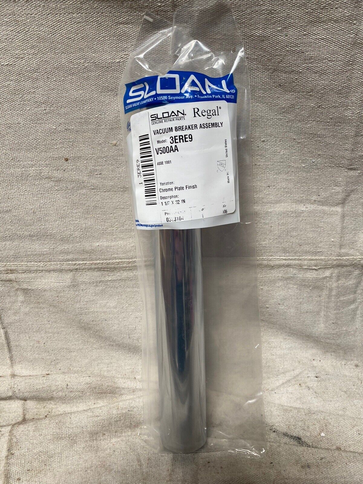 SLOAN V500AA 1 1/2 X 10 Vacuum Breaker Assembly